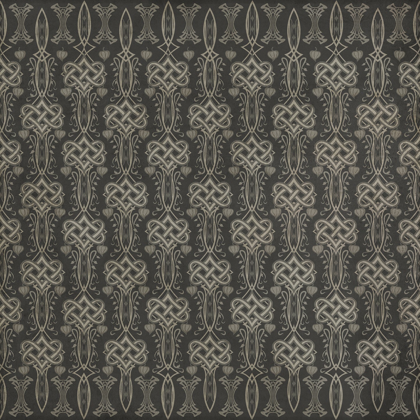 Artisanry - Lord Byron - She Walks In Beauty 72x72 Vintage Vinyl Floorcloth