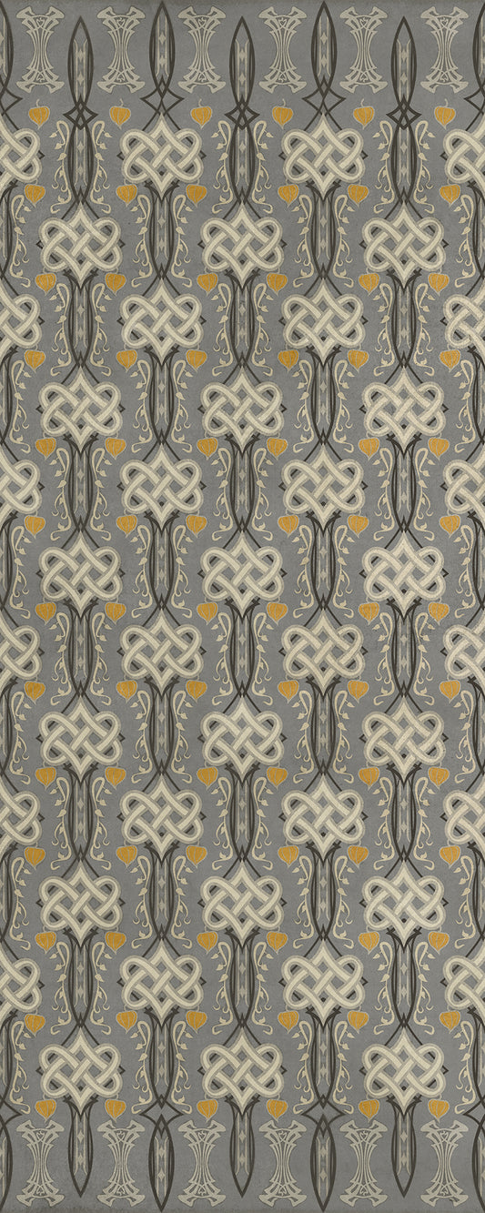 Artisanry - Lord Byron - Siege and Conquest 36x90 Vintage Vinyl Floorcloth