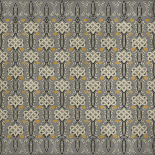Artisanry - Lord Byron - Siege and Conquest 72x72 Vintage Vinyl Floorcloth
