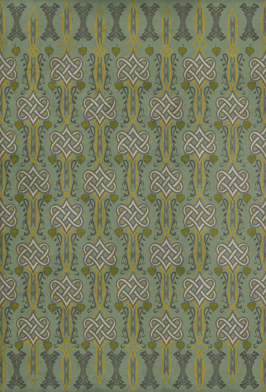 Artisanry - Lord Byron - Solitude 38x56 Vintage Vinyl Floorcloth
