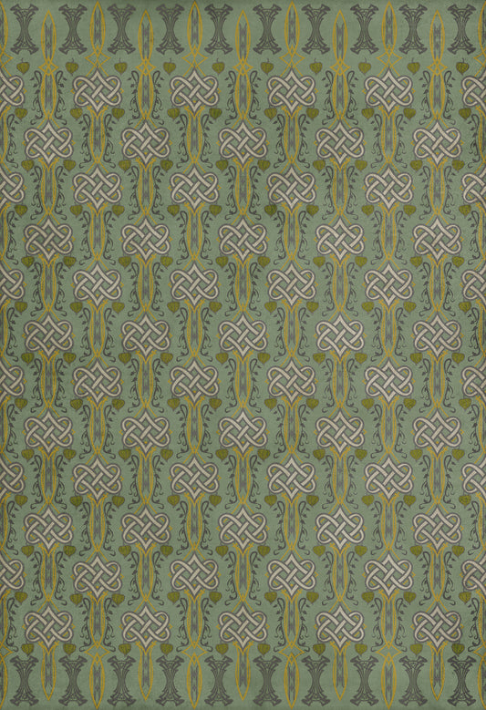Artisanry - Lord Byron - Solitude 52x76 Vintage Vinyl Floorcloth