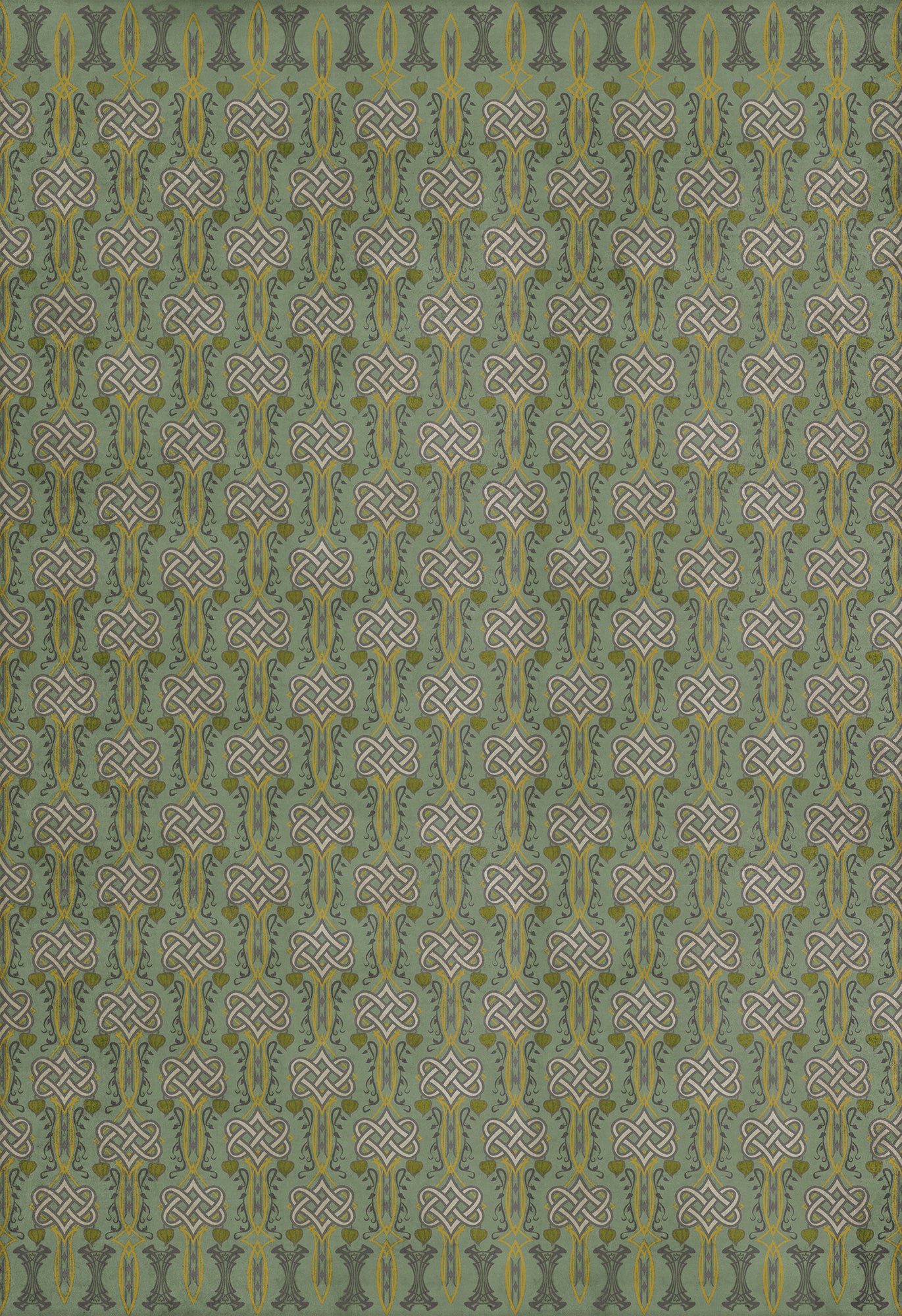 Artisanry - Lord Byron - Solitude 96x140 Vintage Vinyl Floorcloth