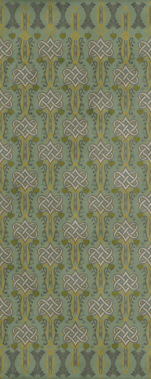 Artisanry - Lord Byron - Solitude 36x90 Vintage Vinyl Floorcloth