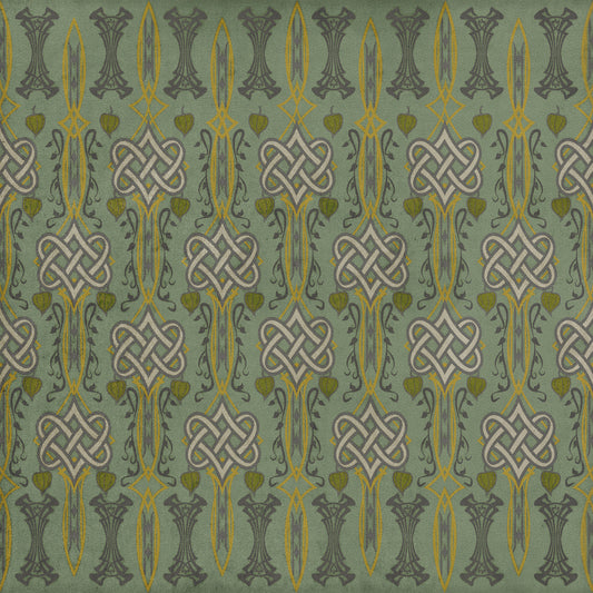 Artisanry - Lord Byron - Solitude 36x36 Vintage Vinyl Floorcloth