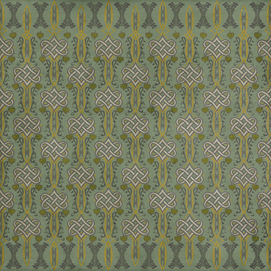 Artisanry - Lord Byron - Solitude 60x60 Vintage Vinyl Floorcloth
