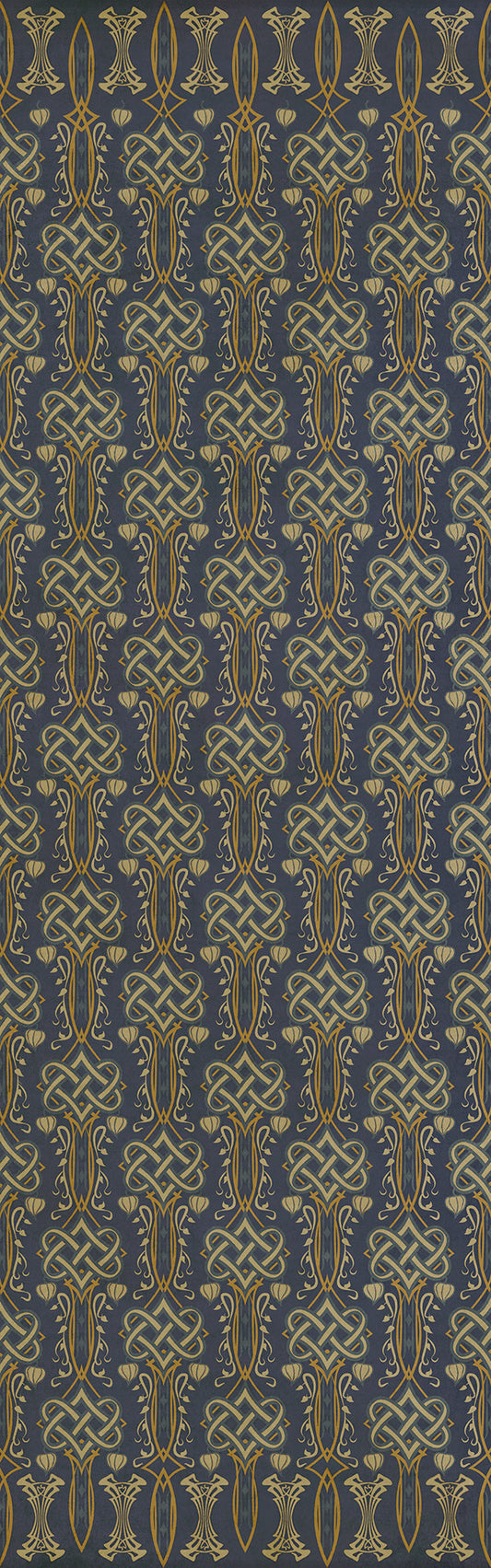 Artisanry - Lord Byron - Stanzas For Music 36x115 Vintage Vinyl Floorcloth