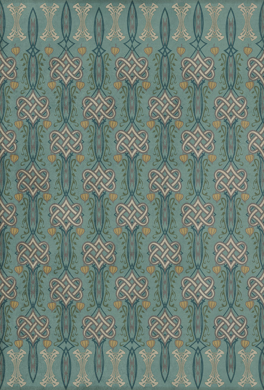 Artisanry - Lord Byron - The Dream 38x56 Vintage Vinyl Floorcloth