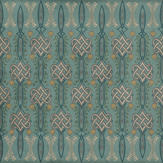 Artisanry - Lord Byron - The Dream 36x36 Vintage Vinyl Floorcloth