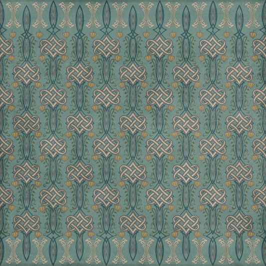 Artisanry - Lord Byron - The Dream 72x72 Vintage Vinyl Floorcloth
