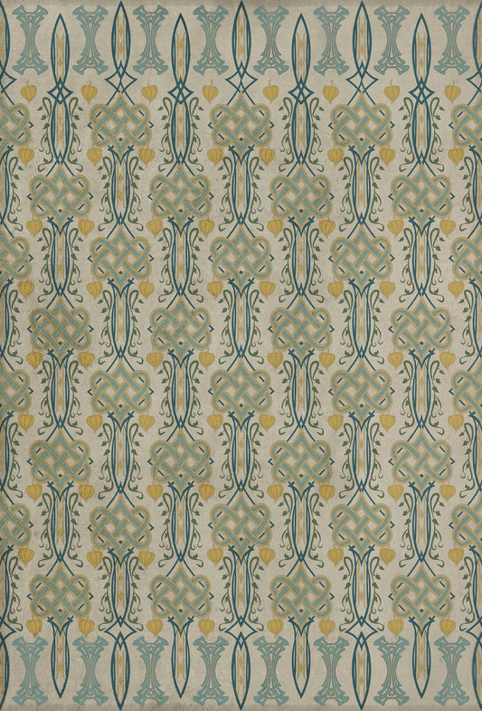 Artisanry - Lord Byron - Young and Fair 38x56 Vintage Vinyl Floorcloth