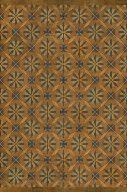 Artisanry - Roycrofter - Art and Life 20x30 Vintage Vinyl Floorcloth