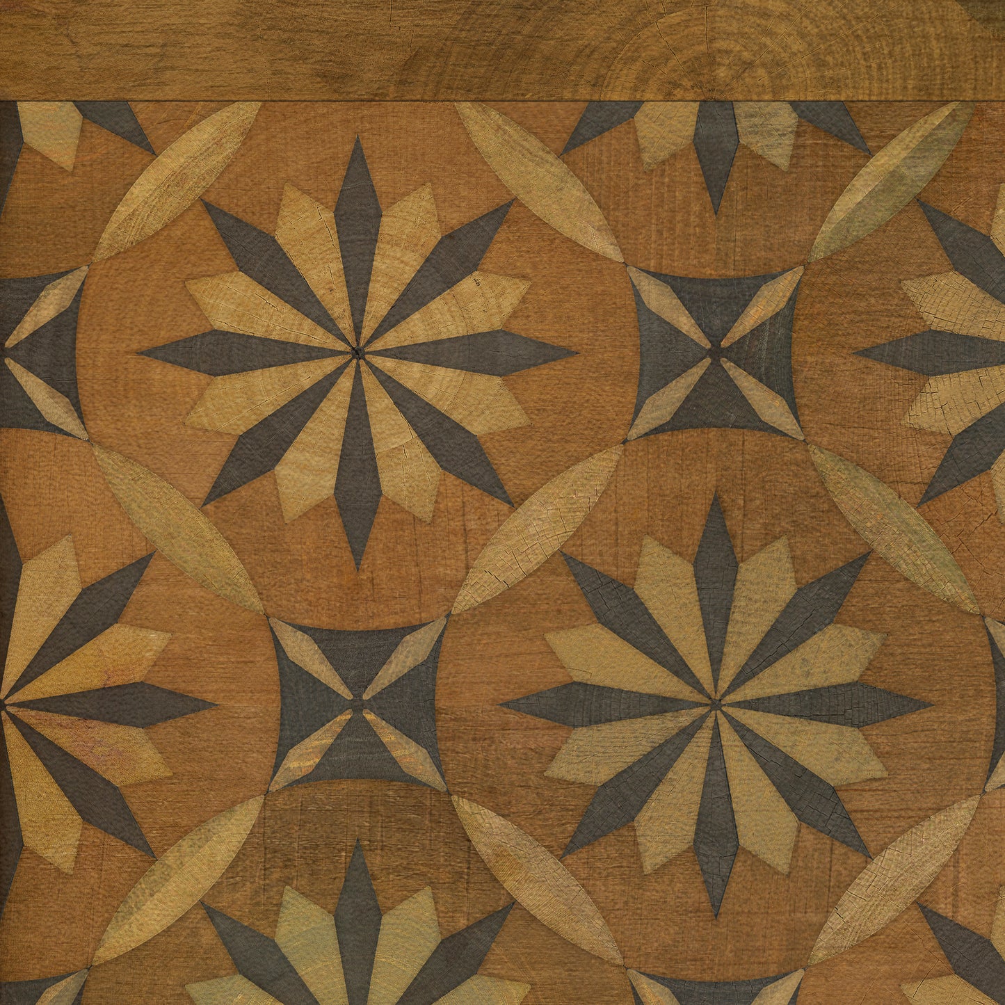Artisanry - Roycrofter - Art and Life 38x56 Vintage Vinyl Floorcloth