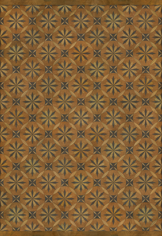 Artisanry - Roycrofter - Art and Life 70x102 Vintage Vinyl Floorcloth