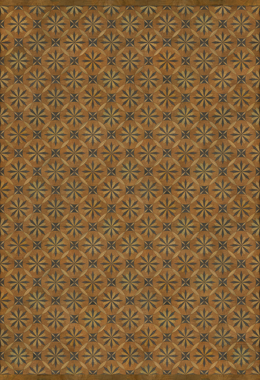 Artisanry - Roycrofter - Art and Life 96x140 Vintage Vinyl Floorcloth