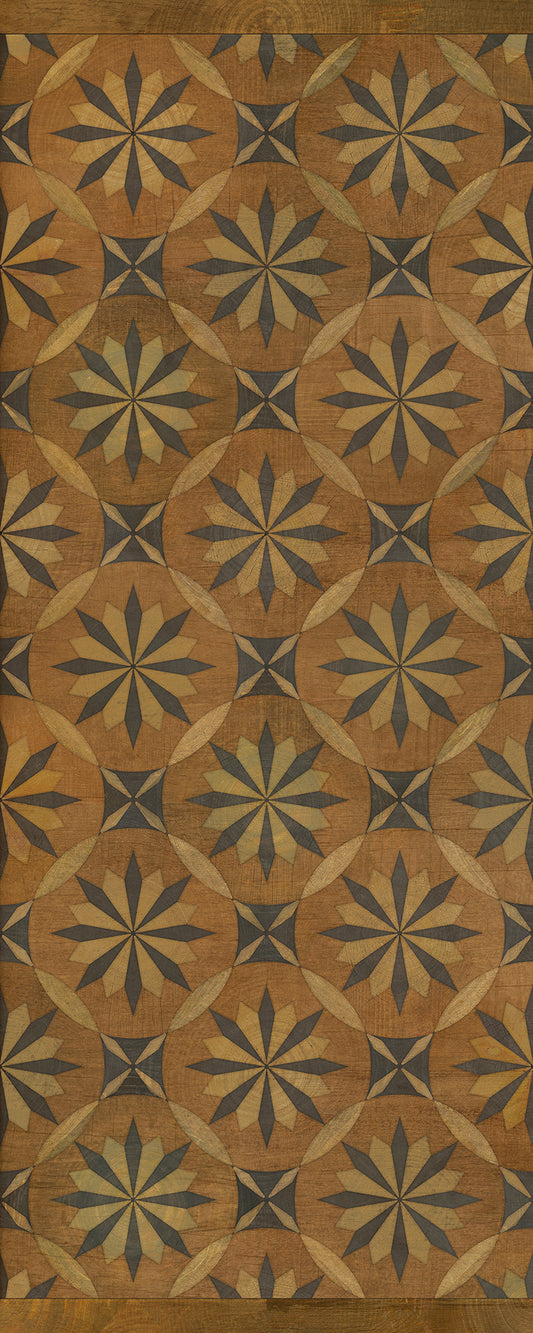 Artisanry - Roycrofter - Art and Life 36x90 Vintage Vinyl Floorcloth