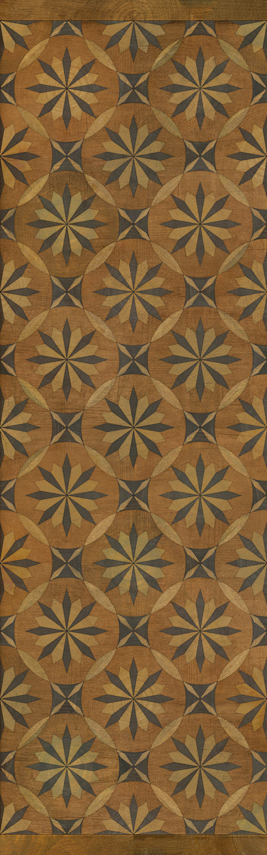 Artisanry - Roycrofter - Art and Life 36x115 Vintage Vinyl Floorcloth