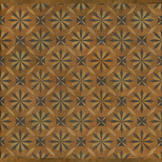 Artisanry - Roycrofter - Art and Life 48x48 Vintage Vinyl Floorcloth