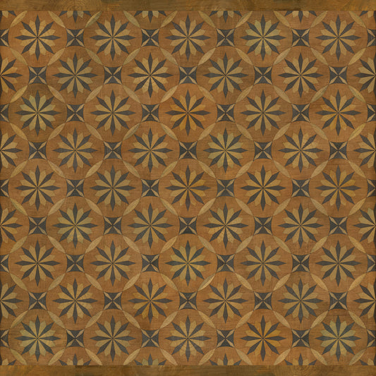 Artisanry - Roycrofter - Art and Life 72x72 Vintage Vinyl Floorcloth