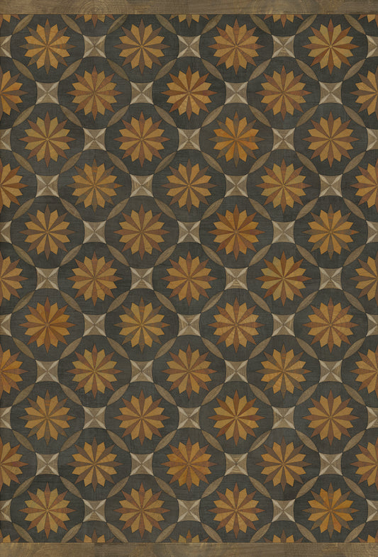 Artisanry - Roycrofter - As it Seems to Me 38x56 Vintage Vinyl Floorcloth