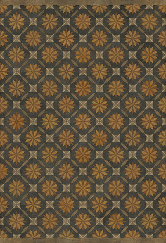 Artisanry - Roycrofter - As it Seems to Me 52x76 Vintage Vinyl Floorcloth