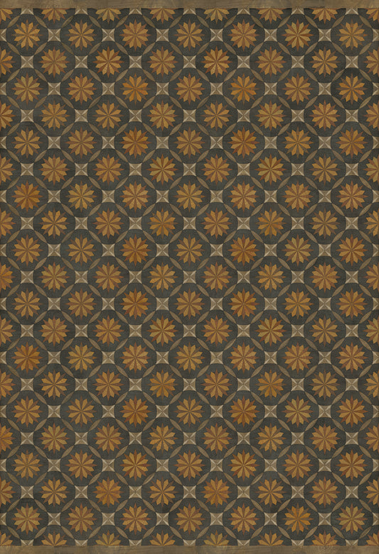 Artisanry - Roycrofter - As it Seems to Me 96x140 Vintage Vinyl Floorcloth