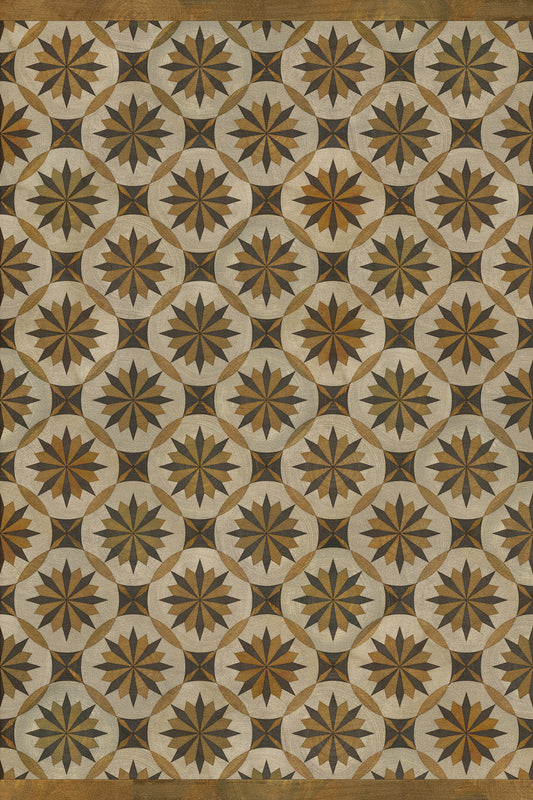 Artisanry - Roycrofter - Essay on Friendship 20x30 Vintage Vinyl Floorcloth