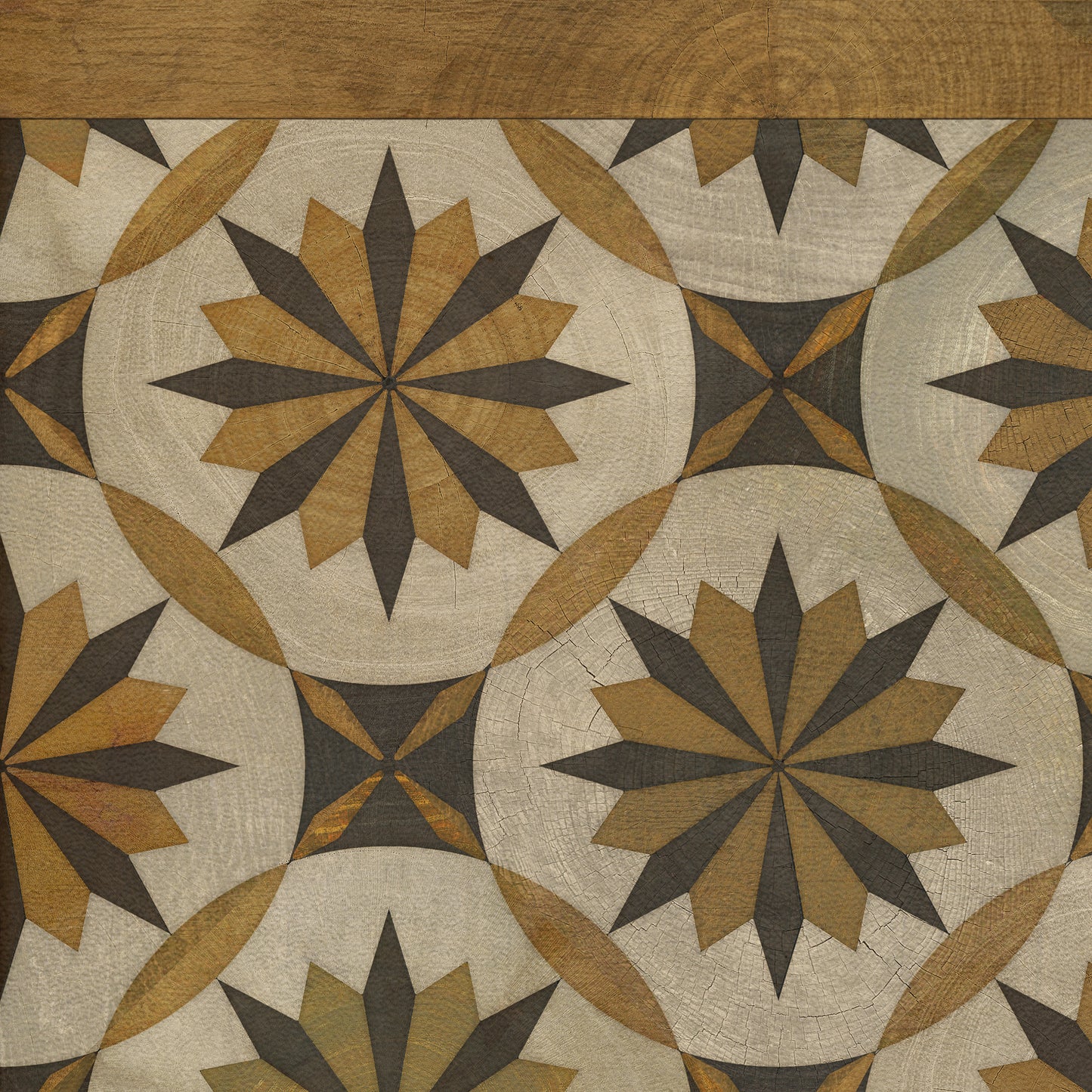 Artisanry - Roycrofter - Essay on Friendship 38x56 Vintage Vinyl Floorcloth