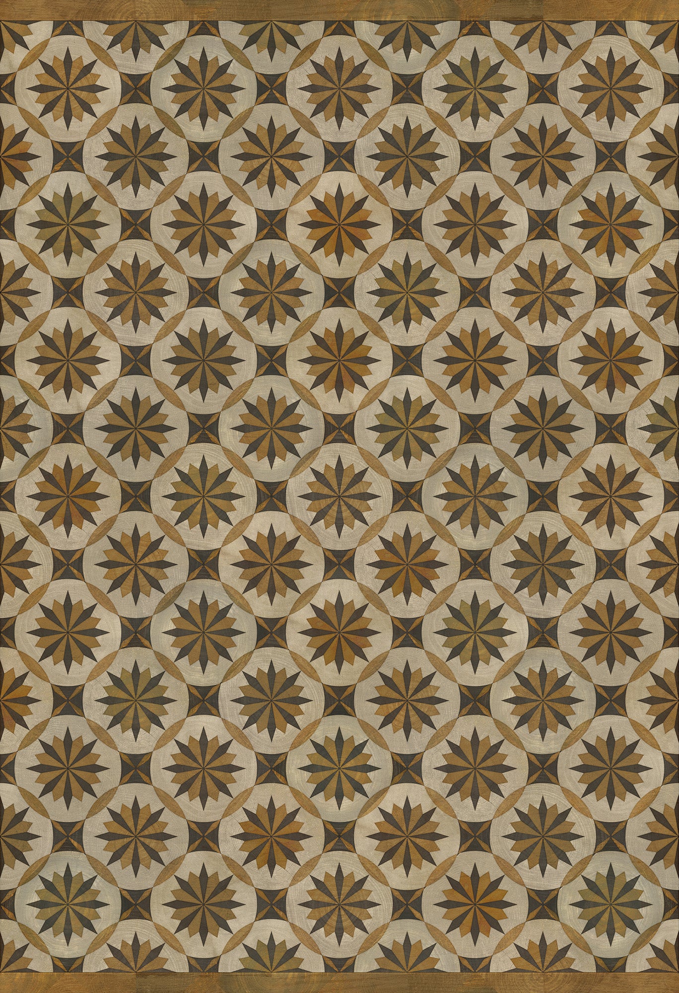 Artisanry - Roycrofter - Essay on Friendship 52x76 Vintage Vinyl Floorcloth