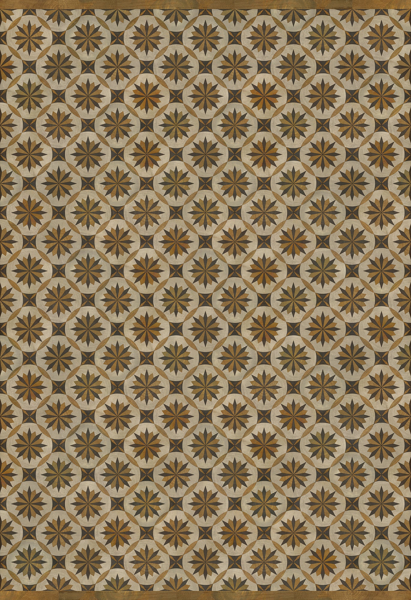 Artisanry - Roycrofter - Essay on Friendship 96x140 Vintage Vinyl Floorcloth