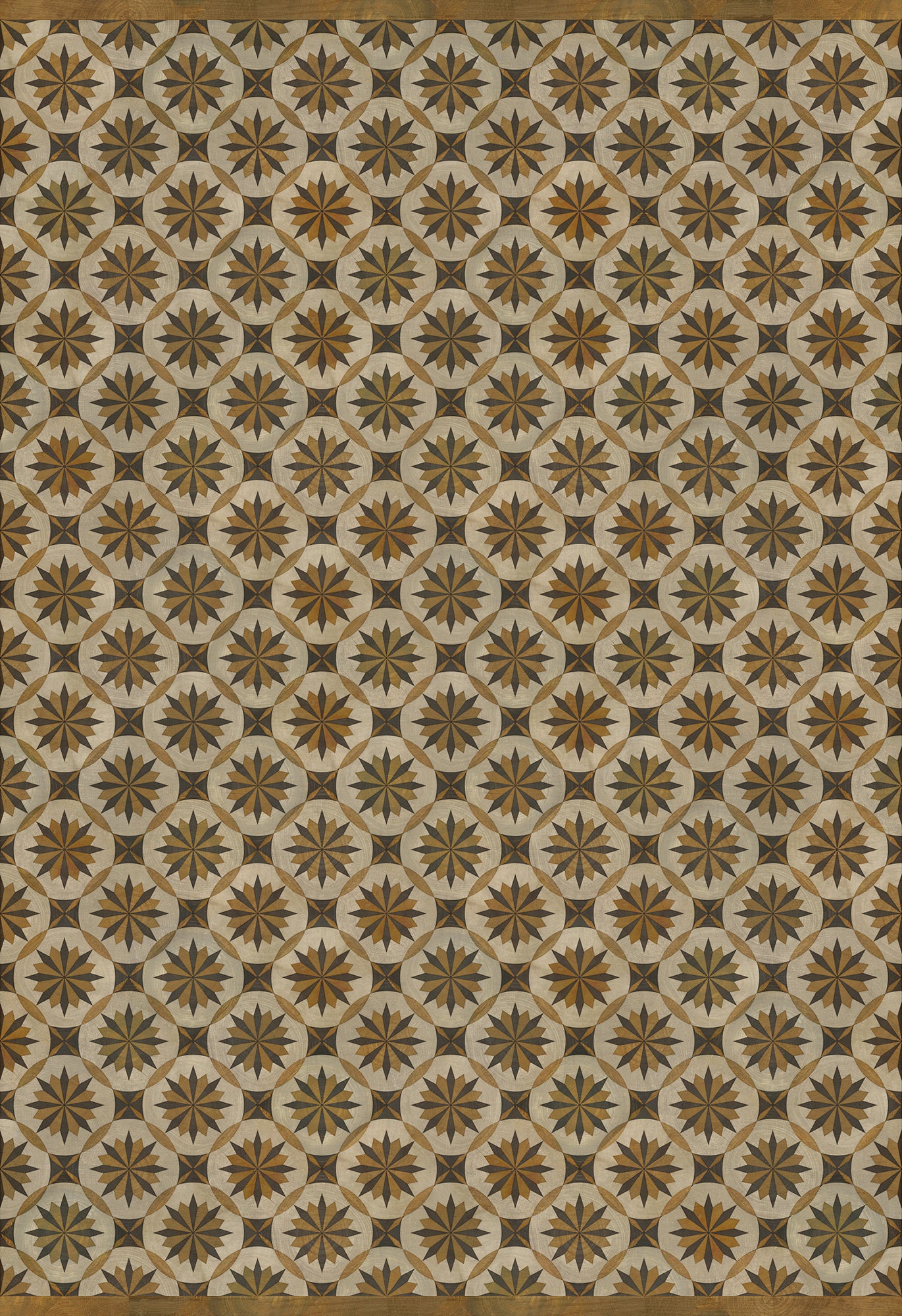 Artisanry - Roycrofter - Essay on Friendship 120x175 Vintage Vinyl Floorcloth