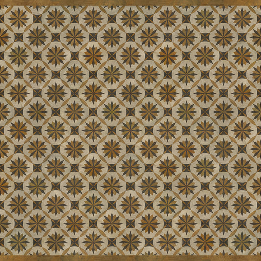 Artisanry - Roycrofter - Essay on Friendship 96x96 Vintage Vinyl Floorcloth