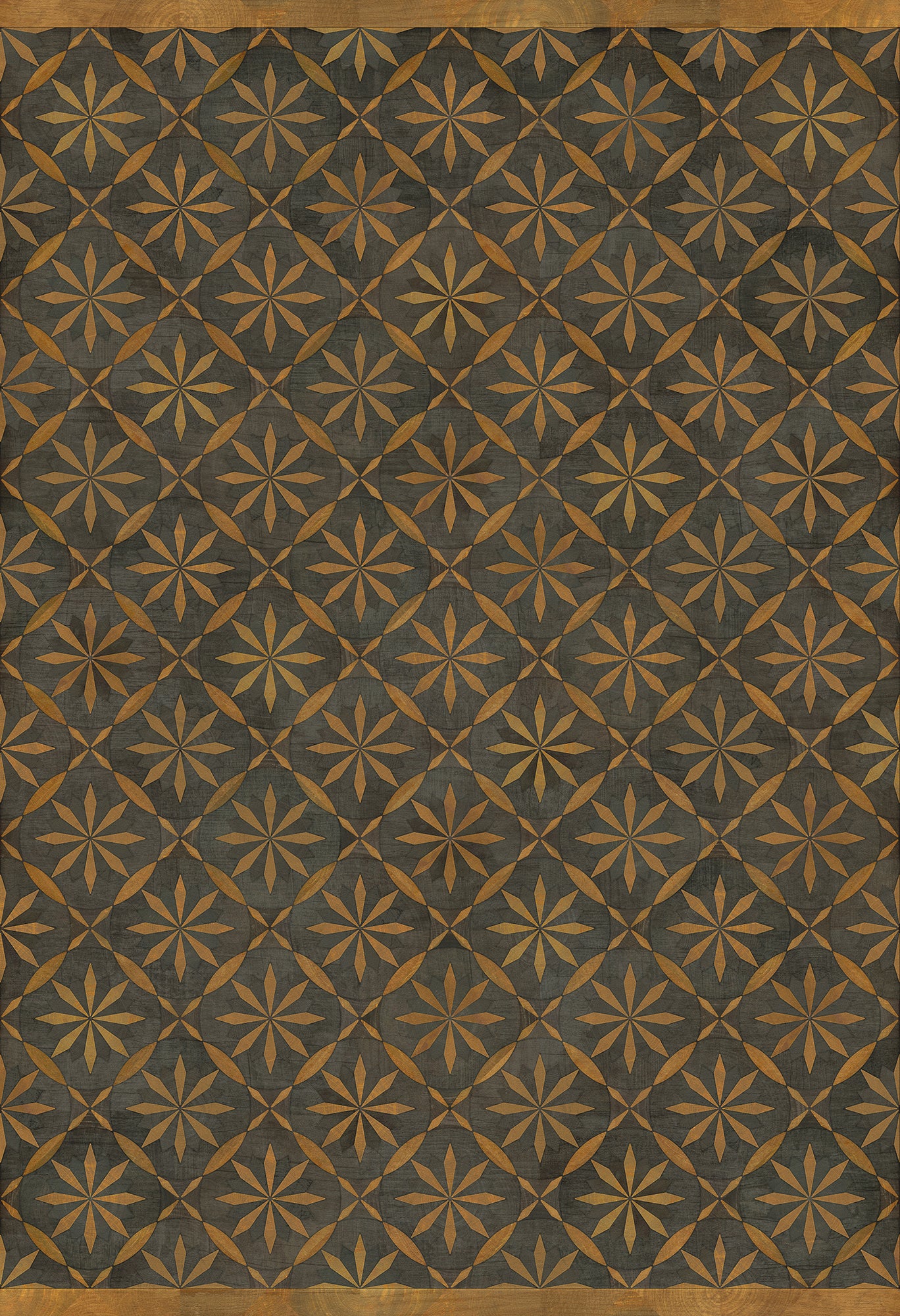 Artisanry - Roycrofter - No Enemy but Himself 52x76 Vintage Vinyl Floorcloth