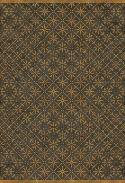 Artisanry - Roycrofter - No Enemy but Himself 120x175 Vintage Vinyl Floorcloth