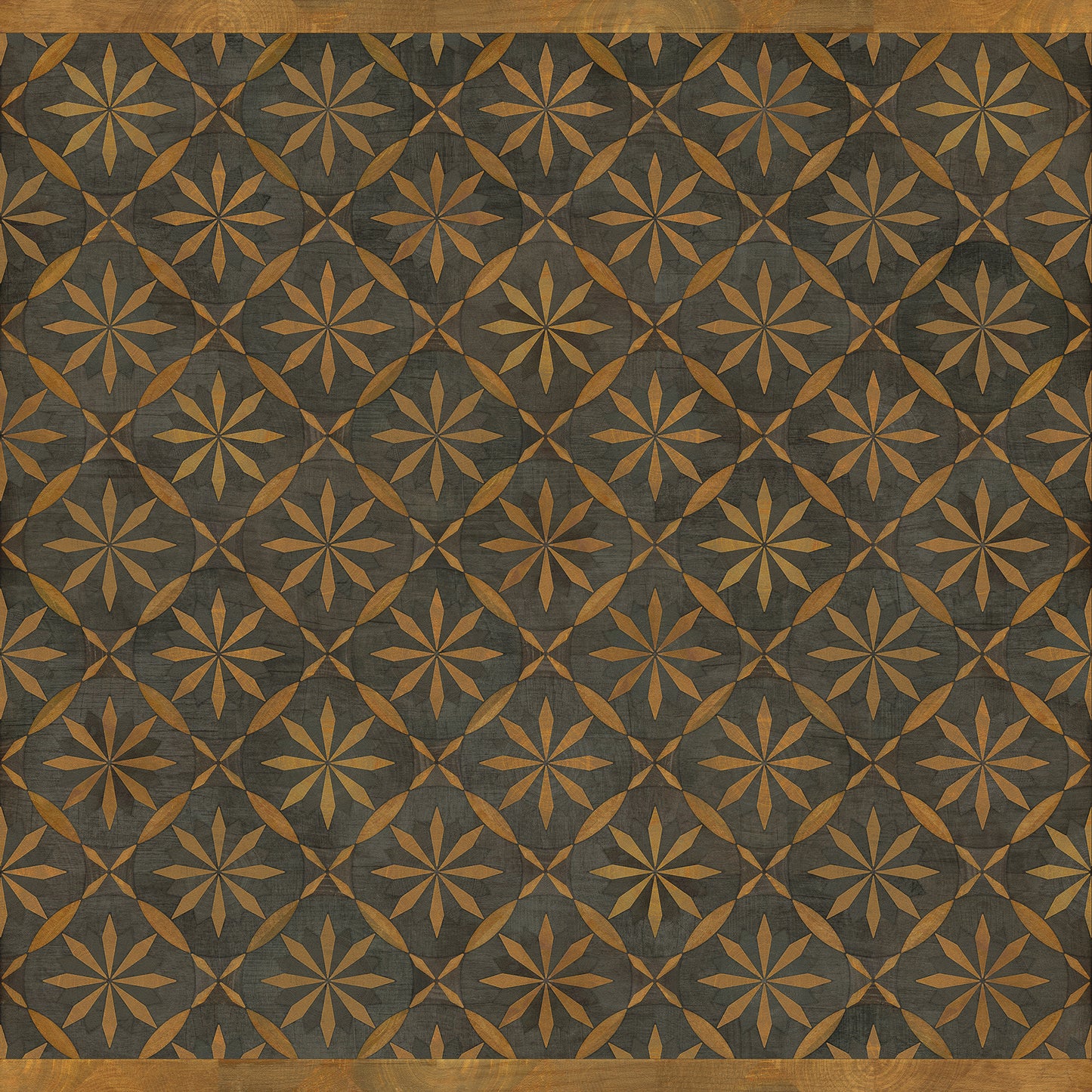 Artisanry - Roycrofter - No Enemy but Himself 72x72 Vintage Vinyl Floorcloth
