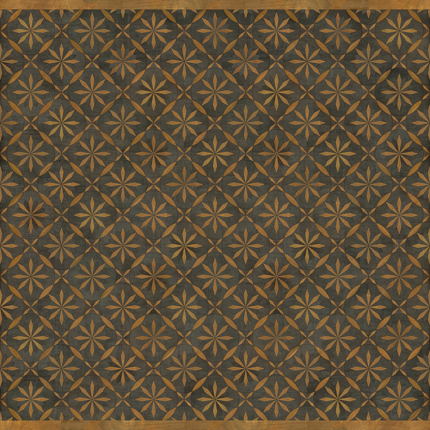 Artisanry - Roycrofter - No Enemy but Himself 96x96 Vintage Vinyl Floorcloth
