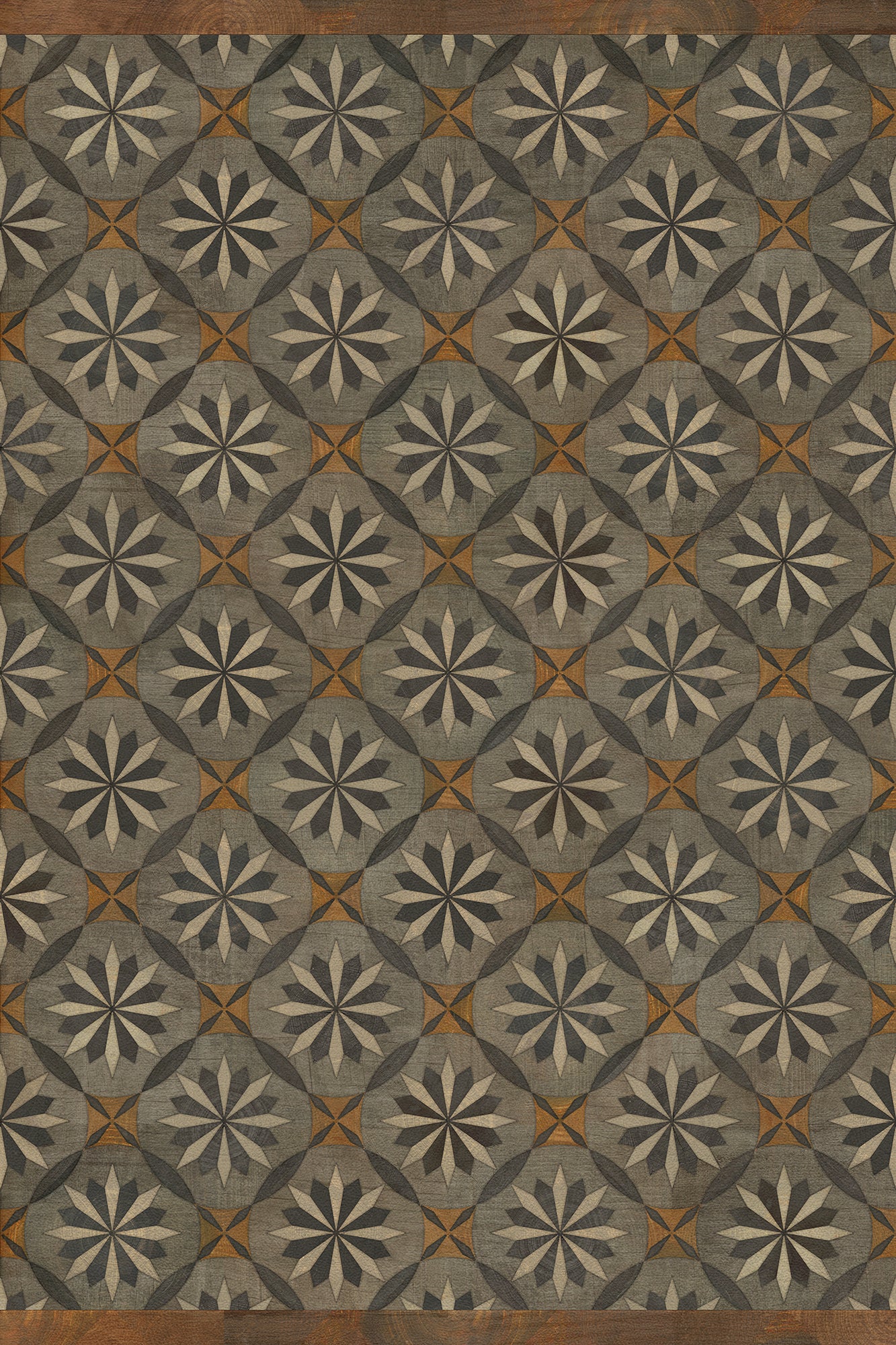 Artisanry - Roycrofter - The Intellectual Life 20x30 Vintage Vinyl Floorcloth