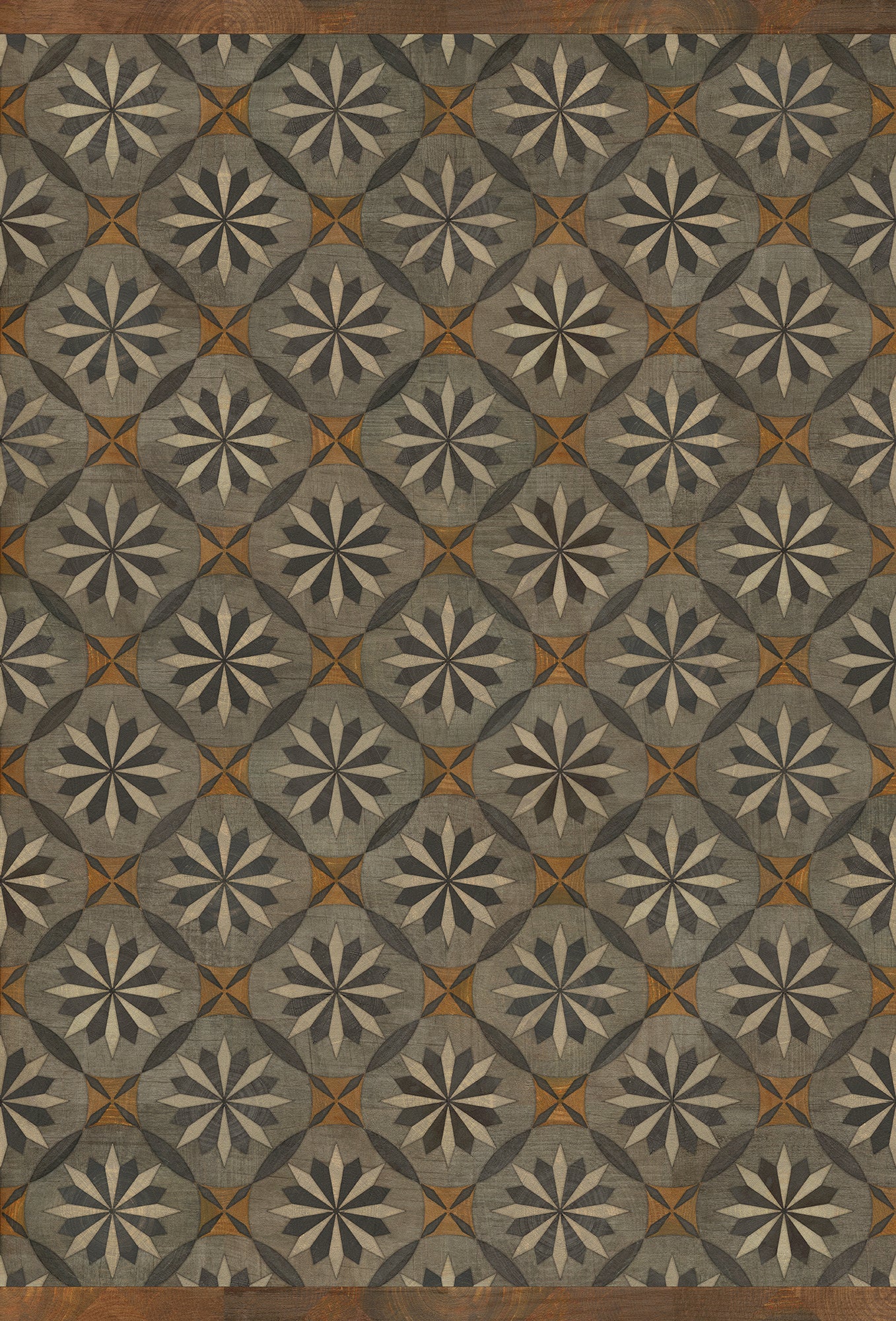 Artisanry - Roycrofter - The Intellectual Life 38x56 Vintage Vinyl Floorcloth