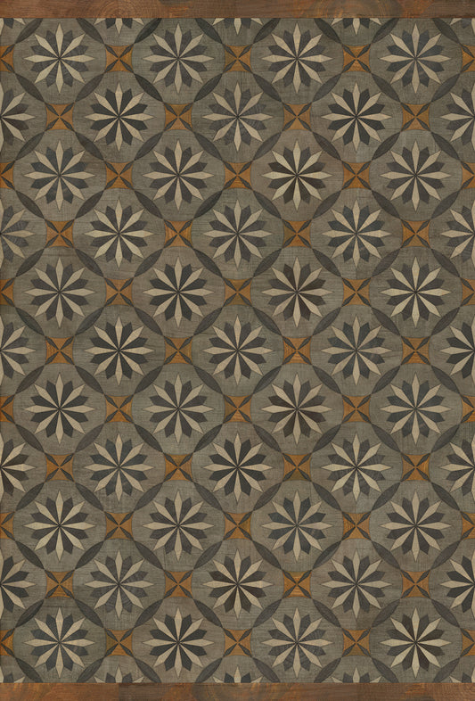 Artisanry - Roycrofter - The Intellectual Life 38x56 Vintage Vinyl Floorcloth