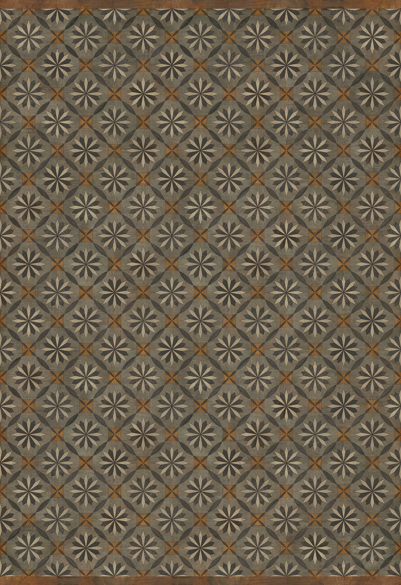 Artisanry - Roycrofter - The Intellectual Life 96x140 Vintage Vinyl Floorcloth