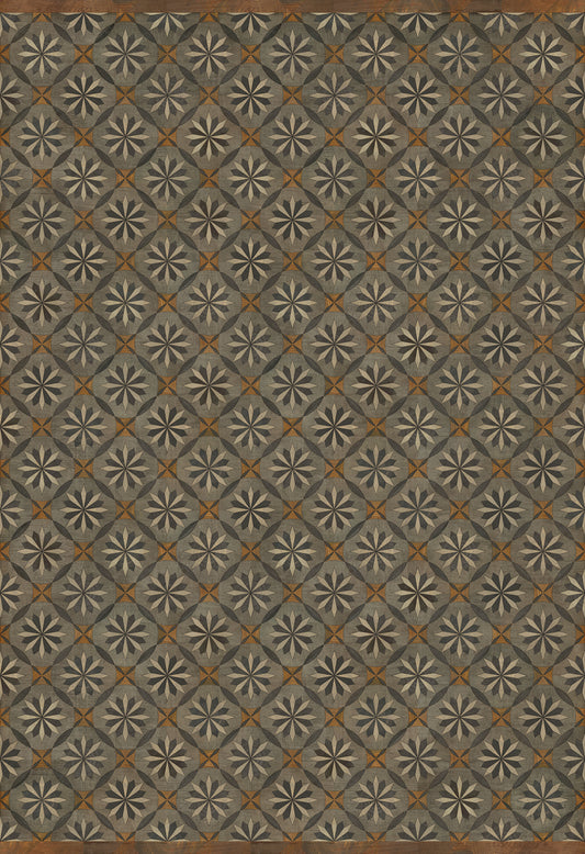 Artisanry - Roycrofter - The Intellectual Life 96x140 Vintage Vinyl Floorcloth