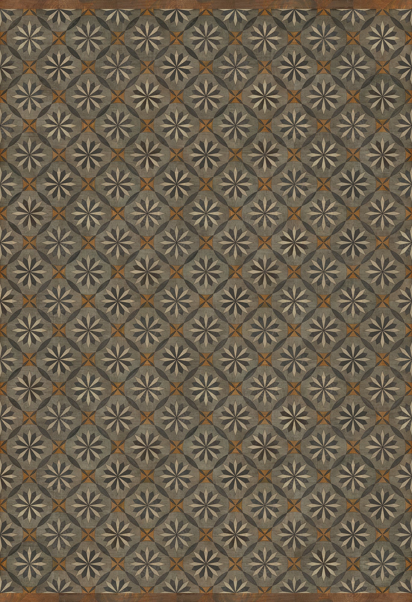 Artisanry - Roycrofter - The Intellectual Life 120x175 Vintage Vinyl Floorcloth