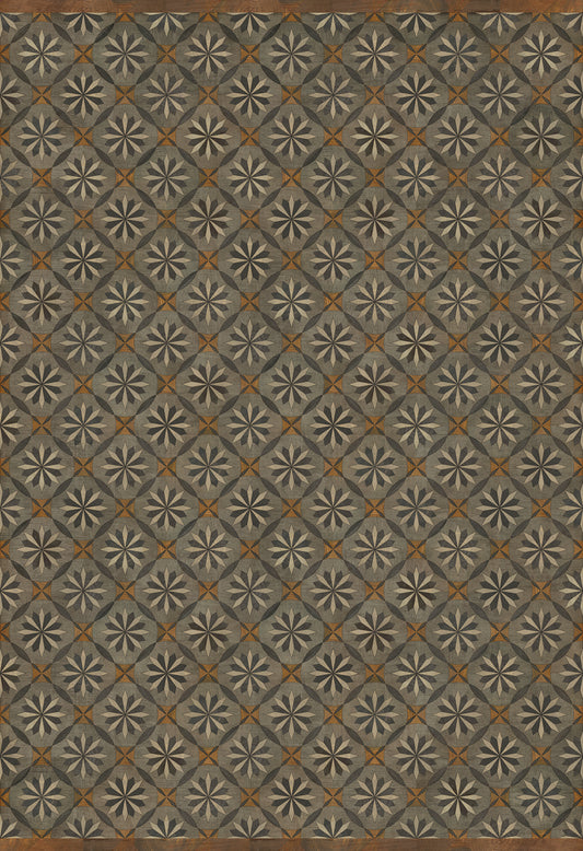 Artisanry - Roycrofter - The Intellectual Life 120x175 Vintage Vinyl Floorcloth