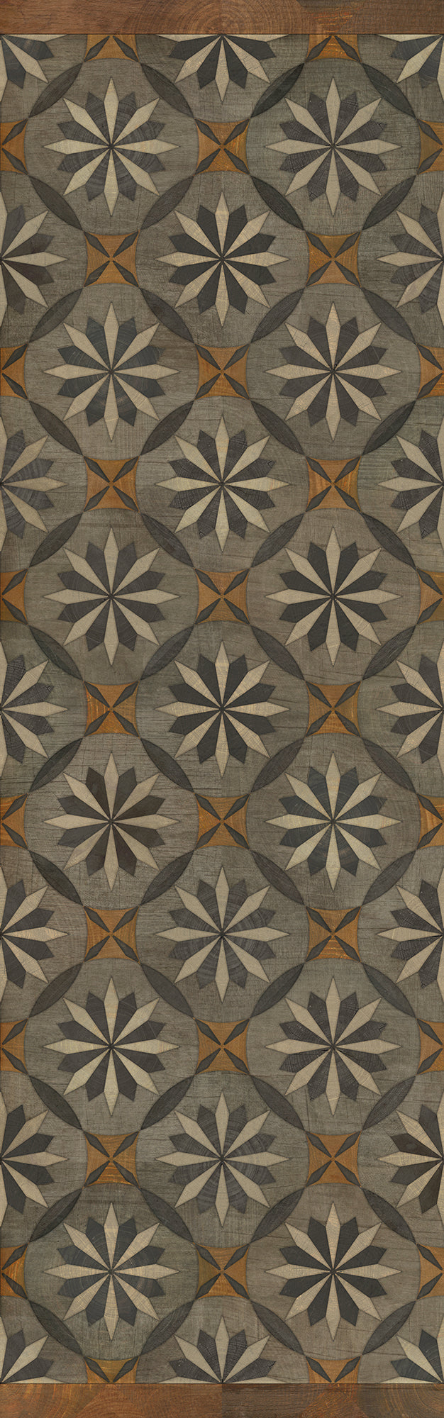 Artisanry - Roycrofter - The Intellectual Life 36x115 Vintage Vinyl Floorcloth