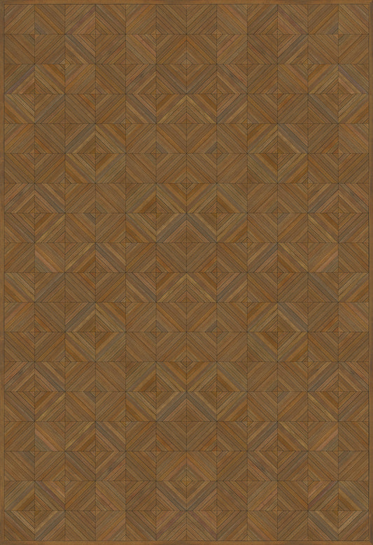 Artisanry - School of Thought - A Matter of Fact 96x140 Vintage Vinyl Floorcloth