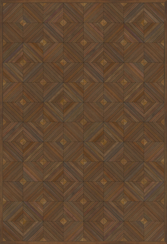Artisanry - School of Thought - A Proper Study 52x76 Vintage Vinyl Floorcloth