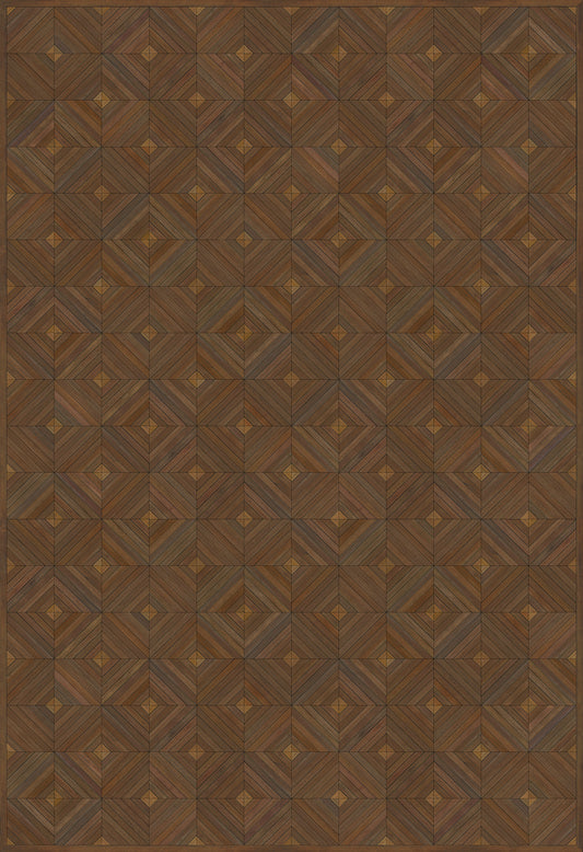 Artisanry - School of Thought - A Proper Study 120x175 Vintage Vinyl Floorcloth
