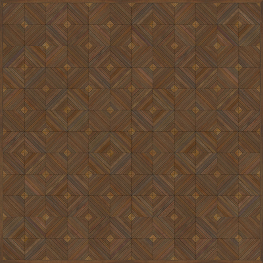 Artisanry - School of Thought - A Proper Study 96x96 Vintage Vinyl Floorcloth