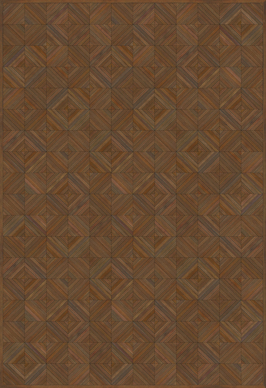 Artisanry - School of Thought - A Quick Study 96x140 Vintage Vinyl Floorcloth