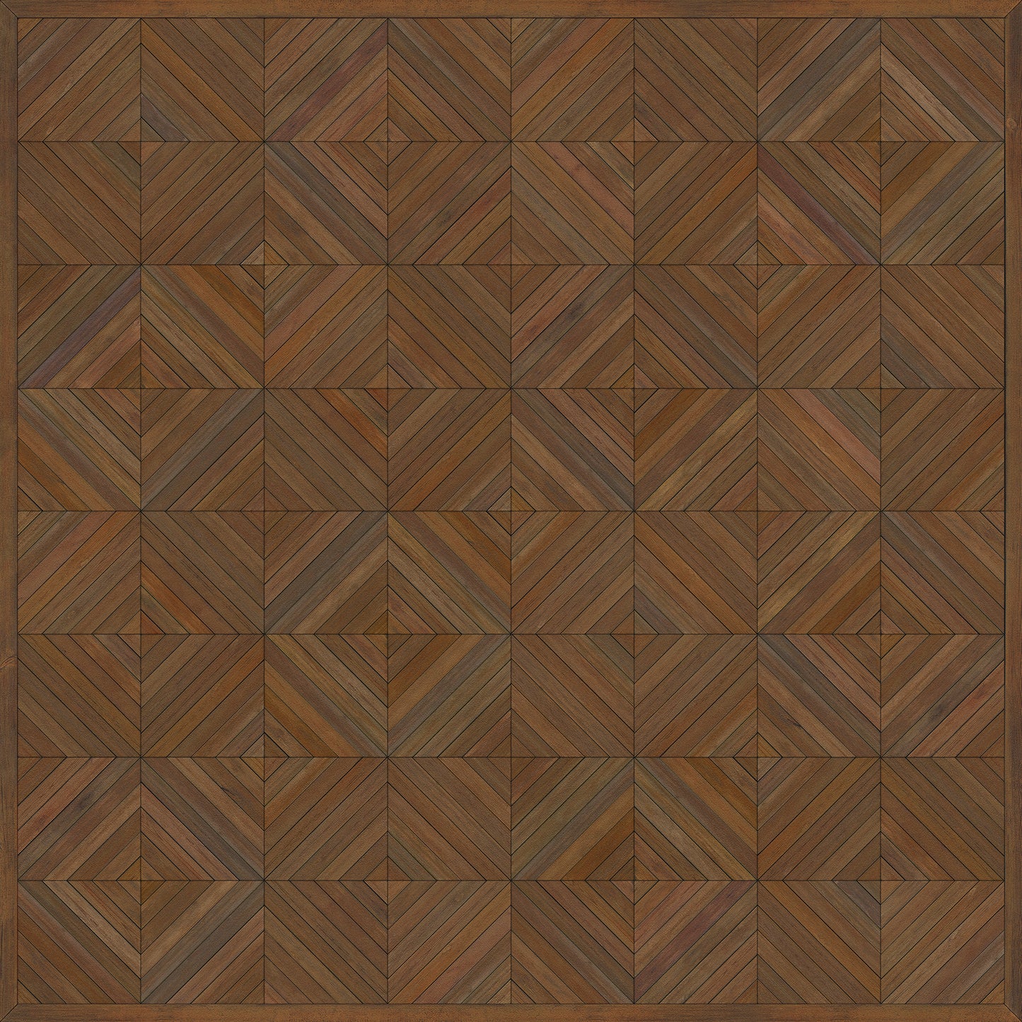 Artisanry - School of Thought - A Quick Study 60x60 Vintage Vinyl Floorcloth