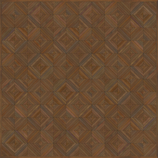 Artisanry - School of Thought - A Quick Study 96x96 Vintage Vinyl Floorcloth